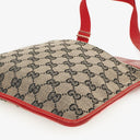 Gucci Red GG Canvas Shoulder Bag
