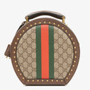 Gucci Savoy Extra Small Web GG Supreme Canvas Hat Case