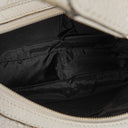Gucci Silver Metallic Canvas Hobo Bag
