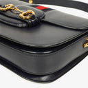 Gucci Small Horsebit 1955 Dark Navy Leather Shoulder Bag