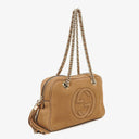 Gucci Small Soho Bowler Brown Nubuck Bag