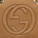 Gucci Small Soho Bowler Brown Nubuck Bag
