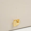 Gucci Small Sylvie Web Stripe Flap Shoulder Bag Ivory Off White Calfskin