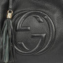 Gucci Soho Black Pebbled Calfskin Tote Bag