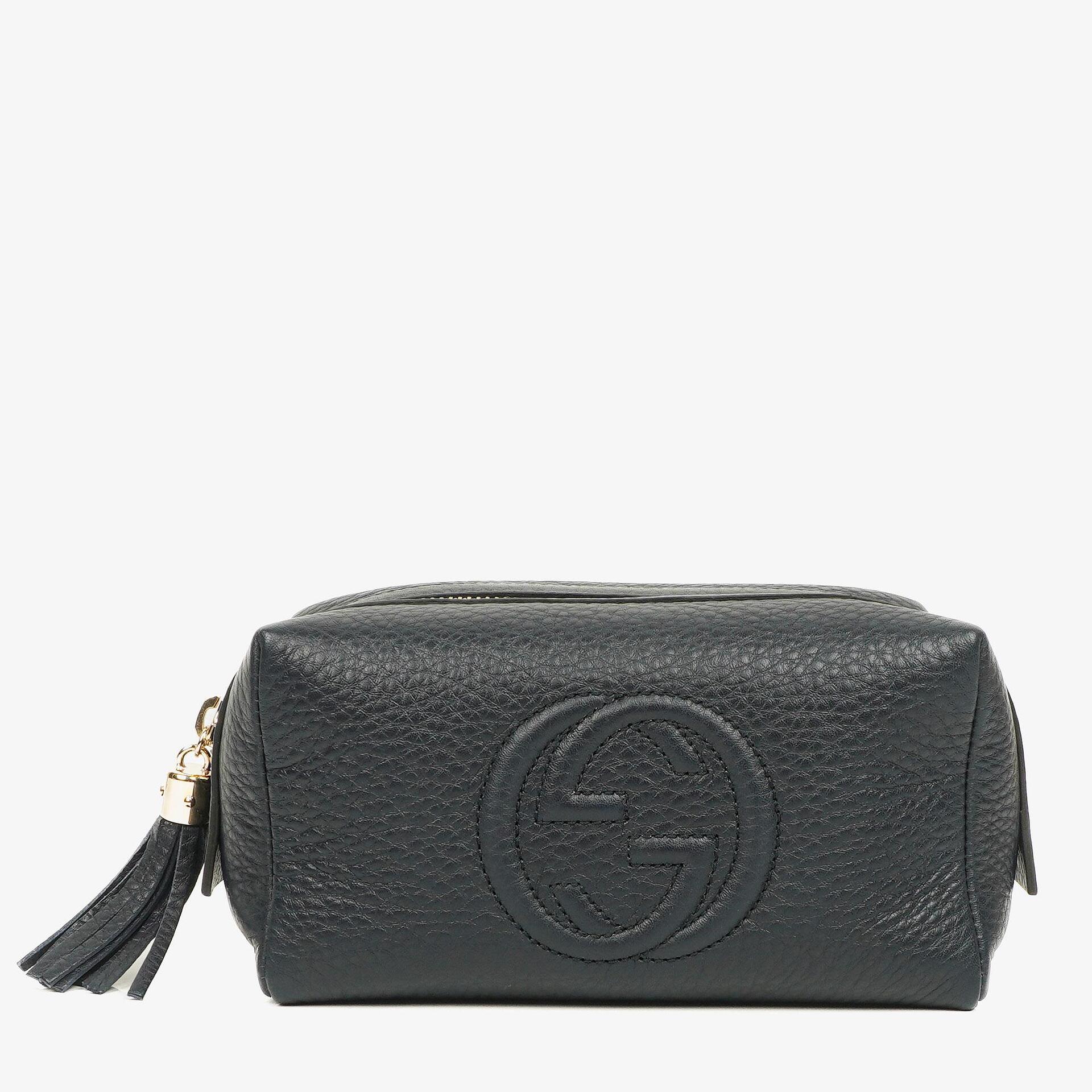 Gucci Navy Soho Cosmetic Bag