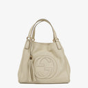 Gucci Soho Neutral Leather Tote Bag