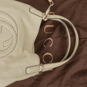 Gucci Soho Neutral Leather Tote Bag