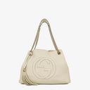 Gucci Soho Pebbled Calfskin Chain Tote Bag