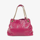 Gucci Soho Pink Patent Leather Chain Tote Bag