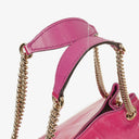 Gucci Soho Pink Patent Leather Chain Tote Bag