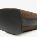 Gucci Suede and Leather Hobo Shoulder Bag