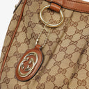 Gucci Sukey Medium Beige GG Canvas Hobo Bag