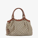 Gucci Sukey Monogram Dark Brown Tote Bag