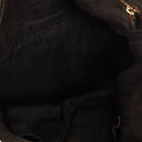 Gucci Top Handle Brown Monogram Canvas Bag