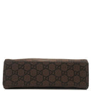 Gucci Vintage Bamboo Brown GG Canvas Tote Bag