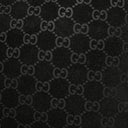 Gucci Vintage Bamboo Top Handle Black GG Hobo Shoulder Bag