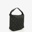 Gucci Vintage Mini Pochette Black GG Monogram Hobo Bag