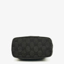 Gucci Vintage Mini Pochette Black GG Monogram Hobo Bag