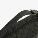 Gucci Vintage Mini Pochette Black GG Monogram Hobo Bag