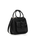 Gucci Vintage Two-Way Small Black Leather Crossbody Bag