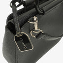 Gucci Vintage Two-Way Small Black Leather Crossbody Bag