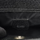 Gucci Vintage Two-Way Small Black Leather Crossbody Bag