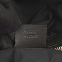 Gucci Web GG Supreme Monogram And Leather Drawstring Black Backpack