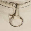 Gucci White Guccissima Leather Icon Bit Hobo Bag