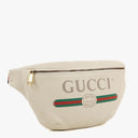 Gucci White Leather Bum Bag