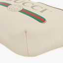 Gucci White Leather Bum Bag