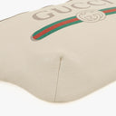 Gucci White Leather Bum Bag