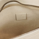 Gucci White Leather Bum Bag