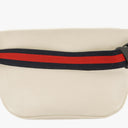 Gucci White Leather Bum Bag