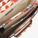 Gucci X ADIDAS Shangai Small Horsebit 1955 Calfskin Web Trefoil Interlocking G Red White Blue Shoulder Bag