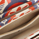 Gucci X ADIDAS Shangai Small Horsebit 1955 Calfskin Web Trefoil Interlocking G Red White Blue Shoulder Bag