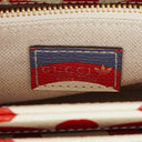 Gucci X ADIDAS Shangai Small Horsebit 1955 Calfskin Web Trefoil Interlocking G Red White Blue Shoulder Bag