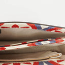 Gucci X ADIDAS Shangai Small Horsebit 1955 Calfskin Web Trefoil Interlocking G Red White Blue Shoulder Bag