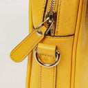 Gucci Yellow Diamante Leather Business Bag
