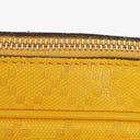 Gucci Yellow Diamante Leather Business Bag