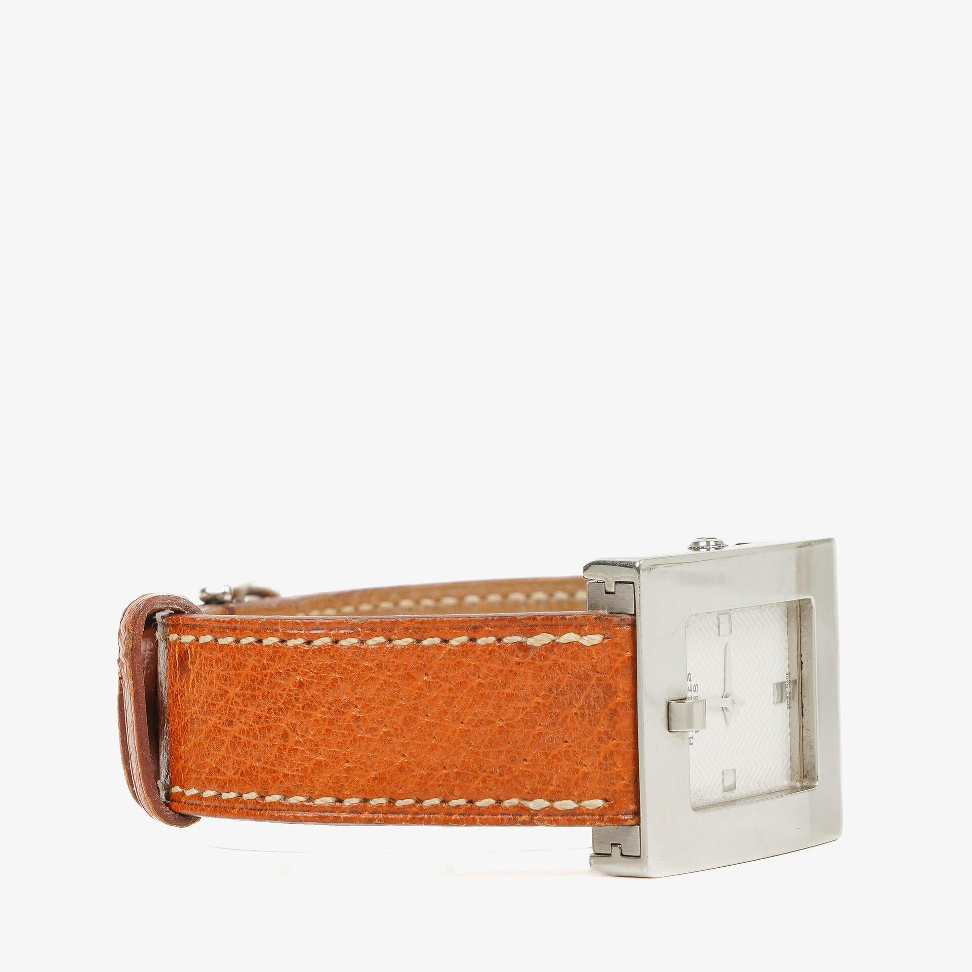 Hermes Belt Ladies 26mm Leather/Stainless Steel Watch