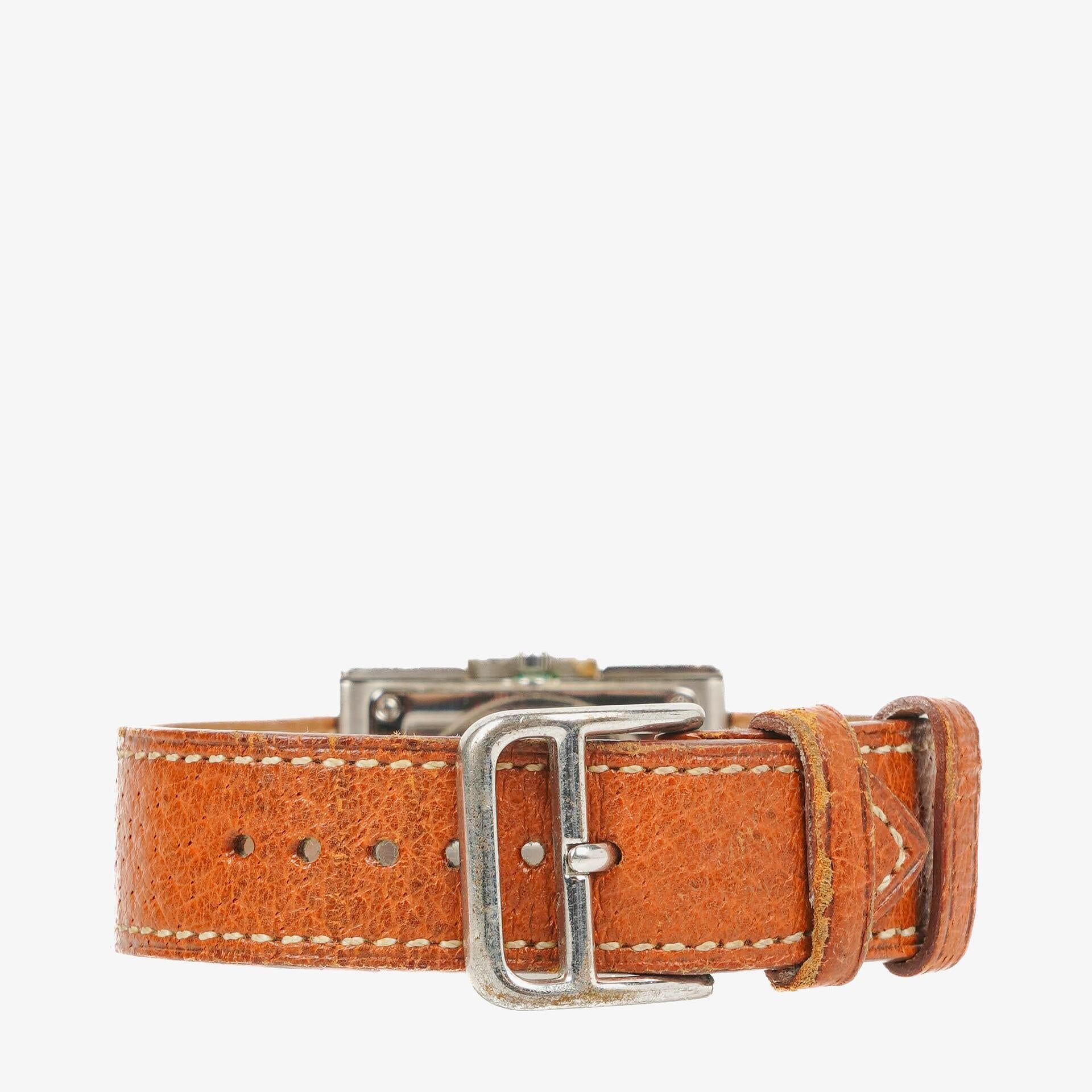 Hermes Belt Ladies 26mm Leather/Stainless Steel Watch