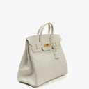 Hermès Birkin 32 Haut à Courroies Off White Leather With Gold Hardware