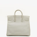 Hermès Birkin 32 Haut à Courroies Off White Leather With Gold Hardware
