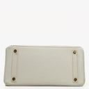 Hermès Birkin 32 Haut à Courroies Off White Leather With Gold Hardware