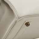 Hermès Birkin 32 Haut à Courroies Off White Leather With Gold Hardware