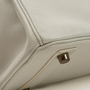 Hermès Birkin 32 Haut à Courroies Off White Leather With Gold Hardware