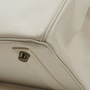 Hermès Birkin 32 Haut à Courroies Off White Leather With Gold Hardware