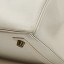 Hermès Birkin 32 Haut à Courroies Off White Leather With Gold Hardware