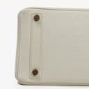 Hermès Birkin 32 Haut à Courroies Off White Leather With Gold Hardware