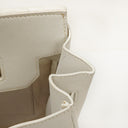 Hermès Birkin 32 Haut à Courroies Off White Leather With Gold Hardware